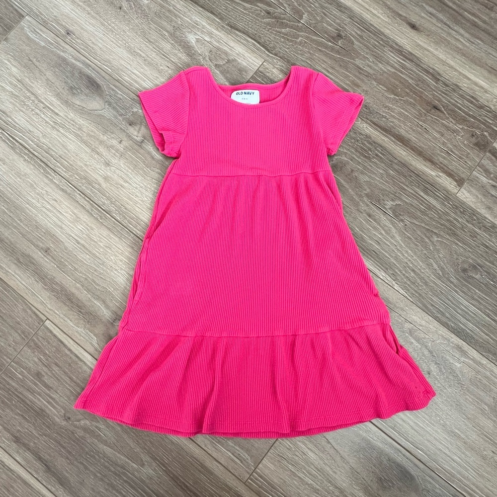 Girls Pink S Old Navy Summer Dress with Pockets Previously loved